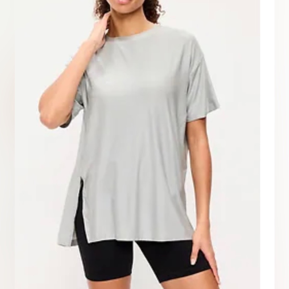 NWOT OLD NAVY Cloud Motion Tee L Gray